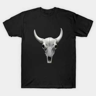 Cow Steer Skull , Photograph T-Shirt